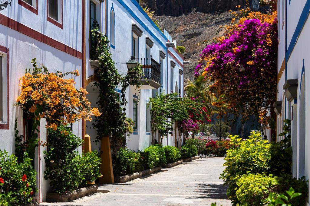 Apartamentos Las Palmeras Puerto De Mogan Exterior foto